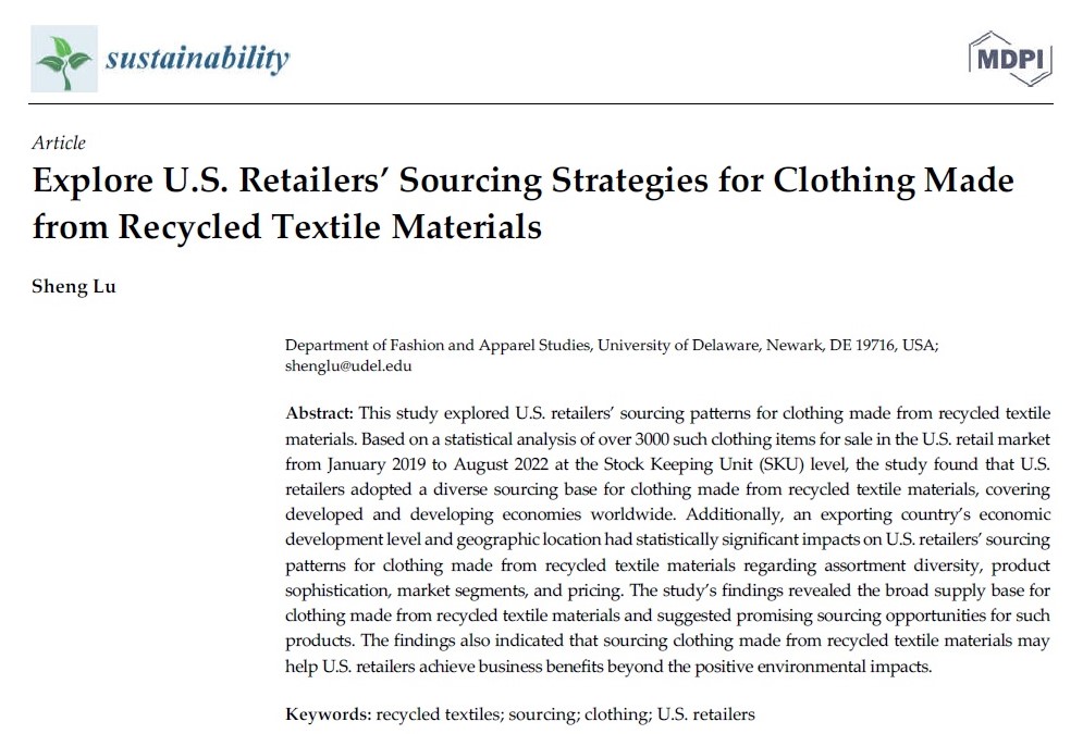 New Study: Explore U.S. Retailers’ Sourcing Strategies for Clothing ...
